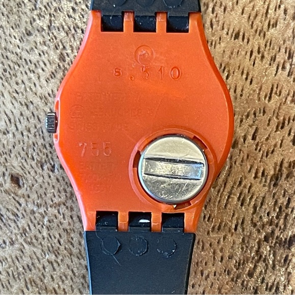 Vintage 1985 Schmid + Müller Keith Haring Swatch Watch “Breakdance” LO001 faded - Picture 8 of 10